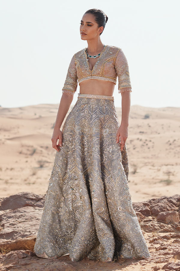 Grey Pink Bridal